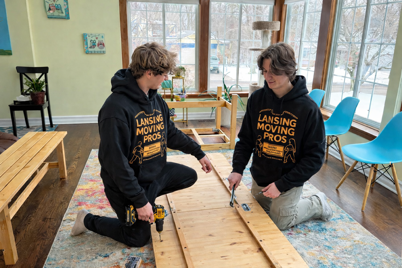 Lansing Moving Pros founding team in East Lansing Michigan